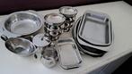 lot inox, Maison & Meubles, Cuisine | Casseroles & Poêles, Enlèvement ou Envoi, Utilisé, Inox