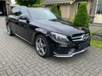 Mercedes C220 d BleuTEC AMG-LINE NAVI CAMERA LED, Auto's, Automaat, Zwart, Leder, Bedrijf