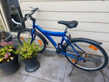 Jongensfiets merk Gazelle blauw mt 26, Fietsen en Brommers, Gebruikt, Versnellingen, Gazelle, Ophalen