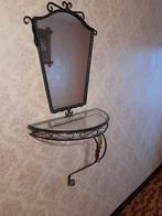 Smeedijzeren spiegel met Tableau, Ophalen, Zo goed als nieuw