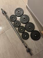 Set met halters voor bodybuilding, Sport en Fitness, Fitnessmaterialen, Ophalen, Zo goed als nieuw, Dumbbell