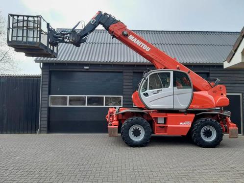 Manitou MRT 2150 Privilege met manbak (bj 2007), Zakelijke goederen, Machines en Bouw | Kranen en Graafmachines, Verreiker