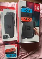 Accessoires Nintendo Switch +, Consoles de jeu & Jeux vidéo, Enlèvement, Comme neuf, Switch Original, Avec jeux