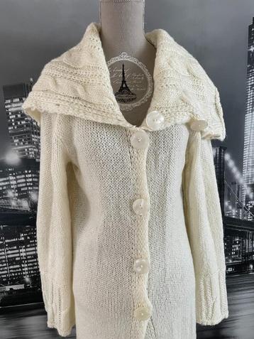 prachtige witte trui pull vest tricot Bruphils - 42 beschikbaar voor biedingen