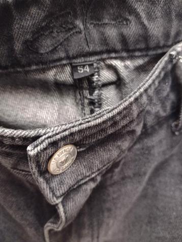 Zwarte Vanucci motor jeans maat 54. beschikbaar voor biedingen