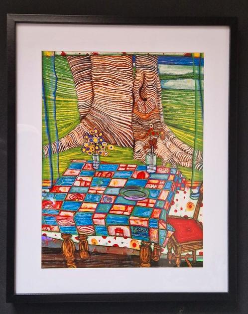 Hundertwasser - Island of Lost Desire, Antiek en Kunst, Kunst | Litho's en Zeefdrukken, Ophalen of Verzenden
