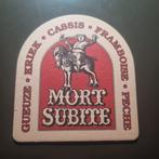 Sous Bock Mort Subite (modèle 4), Collections, Marques de bière, Autres marques, Sous-bock, Utilisé, Enlèvement ou Envoi
