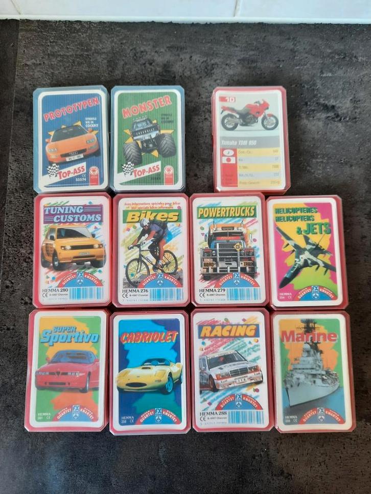 11 doosjes oude speelkaarten van HEMMA en TOP-ASS, Collections, Cartes à jouer, Jokers & Jeux des sept familles, Comme neuf, Carte(s) à jouer
