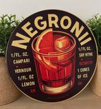 Metalen reclamebord Negroni, Ophalen of Verzenden, Nieuw, Reclamebord