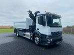 Mercedes antos lange wielbasis autolaadkraan containersystee, Auto's, Automaat, Wit, Mercedes-Benz, Bedrijf