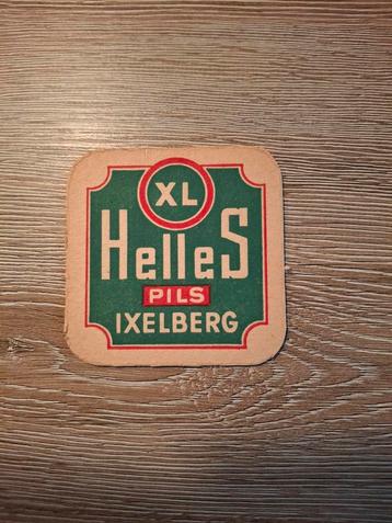 Oud bierviltje helles pils ixelberg (8), Verzamelen, Ophalen of Verzenden