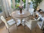 4 Kwalitatieve Design stoelen in leder van Joli, Huis en Inrichting, Ophalen, Gebruikt