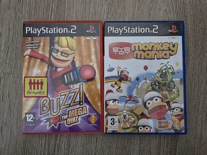 2 jeux spéciaux pour PS2, Consoles de jeu & Jeux vidéo, Jeux | Sony PlayStation 2, Comme neuf, Puzzle et Éducatif, 3 joueurs ou plus