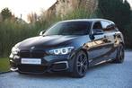 BMW F20 M140i - 2019 - HARMANKARDON / NAVIPRO / KEYLES / LED, Autos, Cuir, Euro 6, Entreprise, Noir