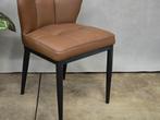 Chaises en PU marron Cognac Paris 75 euros chacune, Maison & Meubles, Enlèvement ou Envoi, Brun, Cuir