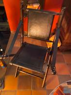 Chaise pliante en cuir de luxe. État impeccable., Antiquités & Art, Antiquités | Meubles | Chaises & Canapés
