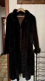 Zwarte nertsmantel. Extra groot formaat (XXL), Voir photo 2, Zwart, Maat 46/48 (XL) of groter, Ophalen of Verzenden