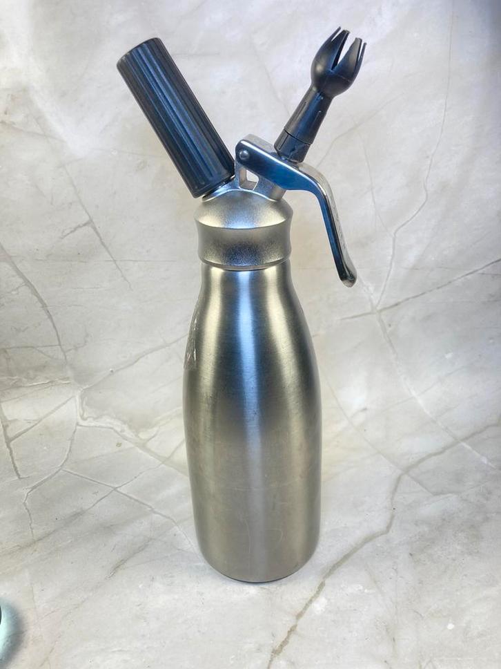 Siphon à crème en acier inoxydable de Kayser, Maison & Meubles, Cuisine | Ustensiles de cuisine, Comme neuf, Enlèvement ou Envoi