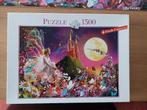 puzzle 1500 pièces - Blatz - La nuit des papillons, Enlèvement ou Envoi, 500 à 1500 pièces, Comme neuf, Puzzle