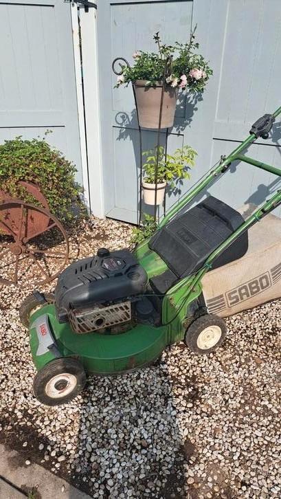 Sabo professionele grasmaaier, Tuin en Terras, Grasmaaiers, Opvangbak, Ophalen