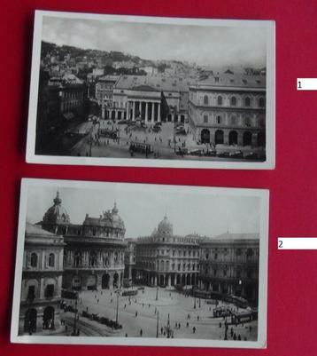 Oude postkaart Genova, niet gefrankeerd beschikbaar voor biedingen