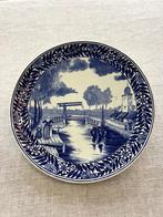 Prachtig Antiek/Vintage Delft-stijl Wandbord - Handgeschilde, Huis en Inrichting, Woonaccessoires | Wanddecoraties, Ophalen, Gebruikt