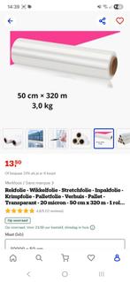 Beschermfolie. 1 volledige rol in een ongeopende doos., Ophalen