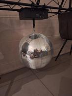 Discobol / spiegelbal 40 cm met motor, Muziek en Instrumenten, Licht en Laser, Ophalen, Gebruikt, Discobol
