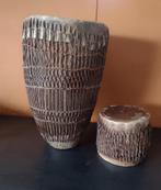 2 x drum tamtam congo vintage, Antiek en Kunst, Ophalen of Verzenden