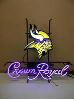 NFL Minnesota Vikings Crown Royal Whisky LED Neon Sign, Ophalen of Verzenden