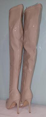 593C* sexy cappuccino dijhoge laarzen (40), Kleding | Dames, Schoenen, Hoge laarzen, Overige kleuren, Verzenden, Nieuw