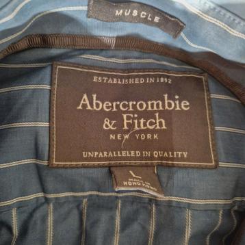 Chemise Abercrombie & Fitch pour homme .100 % coton et taill