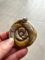 Pendentif en mokaïte, Ophalen, Gebruikt, Geel, Steen of Mineraal