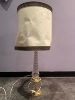 Vintage Tafellamp echte Crystal de boheme 24% lood, Ophalen, Gebruikt