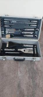 Barbecueset in koffer, Tuin en Terras, Ophalen, Zo goed als nieuw