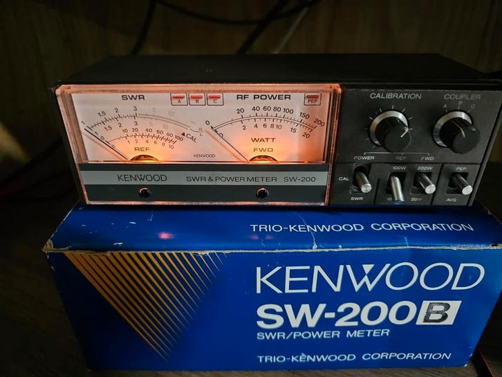 Kenwood  sw 200 B  swr / power meter, Telecommunicatie, Zenders en Ontvangers, Zo goed als nieuw, Zender en Ontvanger, Ophalen of Verzenden