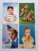 Retro 4 postkaart kinderen, Verzamelen, Kinderen, Ophalen of Verzenden