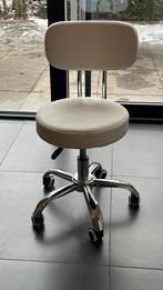 Manicure/ pedicure stoel op wieltjes, Maison & Meubles, Chaises, Enlèvement, Neuf, Blanc