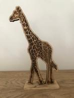 Deco "Houten Giraf" - 36cm (nr4228), Verzamelen, Dierenverzamelingen, Ophalen of Verzenden, Zo goed als nieuw, Wild dier, Beeldje of Figuurtje