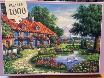 puzzel 1000 stukjes - landschap beschikbaar voor biedingen