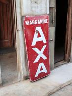 Emaille bord Margarine AXA uit de 30'r jaren., Ophalen of Verzenden, Gebruikt, Reclamebord