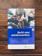 Recht voor welzijnswerkers 2020, Boeken, Ophalen of Verzenden