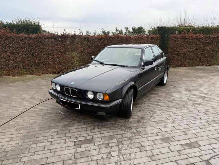 Bmw E34 524td, Auto's, BMW, Particulier, 5 Reeks, ABS, Diesel, Euro 1, Berline, 5 deurs, Handgeschakeld, Zilver of Grijs, Grijs