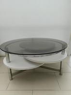 Retro tafel, bijzet tafel voor living, space age meubel, vin, Huis en Inrichting, Ophalen, Gebruikt, 50 tot 100 cm, Rond