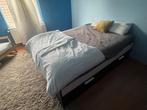 Bed, Huis en Inrichting, Ophalen, Gebruikt, Zwart, 140 cm