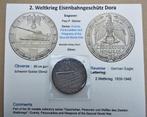 'Eisenbahngeschutz Dora' 1942—1943 - Medaille 50mm + foto's, Verzamelen, Verzenden, Landmacht, Embleem of Badge