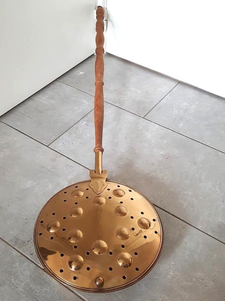 Mooi Antieke koperen bedpan/bed warmer, Antiek en Kunst, Antiek | Brons en Koper, Ophalen