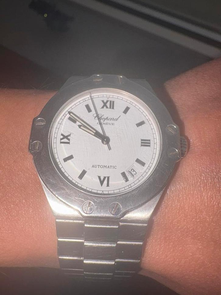 Chopard st. Moritz 8300 sm 50908, Handtassen en Accessoires, Horloges | Heren, Zo goed als nieuw, Polshorloge, Overige merken