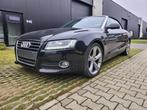 Audi A5 Cabrio 2.0i, Auto's, Audi, Parkeersensor, Cabriolet, Zwart, Handgeschakeld