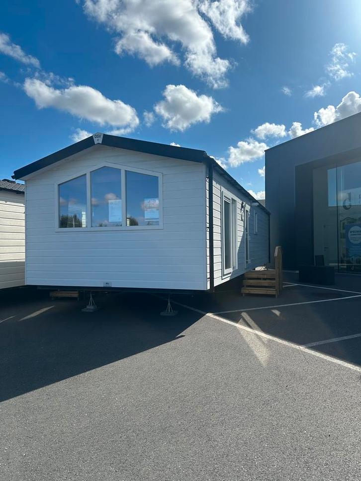 RIALTO 1100x400/2 WOONUNIT@SHOWROOM MiDDELKERKE, Caravans en Kamperen, Stacaravans, Ophalen